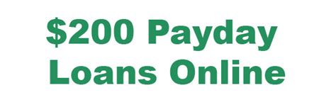 200 payday loan. Small $300 Payday Loans from Online Lenders. It goes without saying that an online 300 dollar loan, or smaller $100 loan, $200 loan up to $500 loan is a very convenient option for an instant cash advance. It suits even for bad credit … 