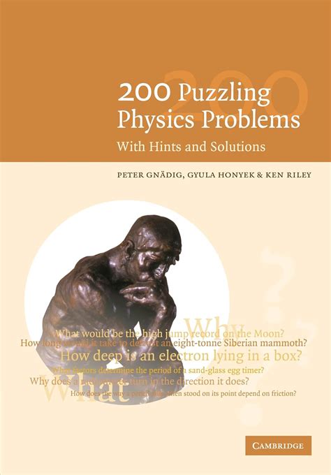 200 Puzzling Physics Problems Published By Cambridge