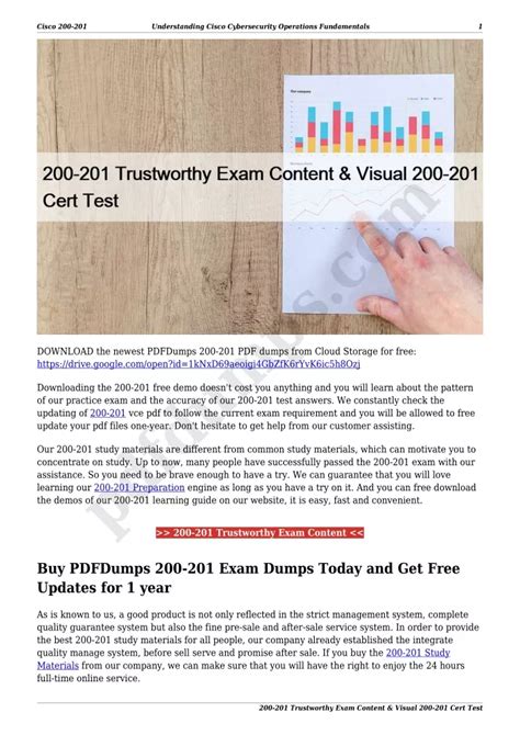 200-201 PDF Testsoftware