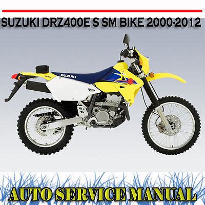2000 2006 suzuki drz400e s sm workshop repair manual. - Grove crane service manual tms 750b.