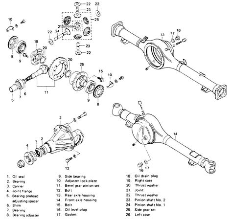 2000 Chevy Silverado Rear Differential Exploded Diagram Wiring