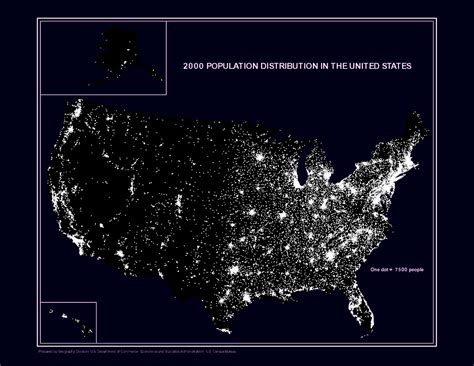 2000 Population Distribution in the United States