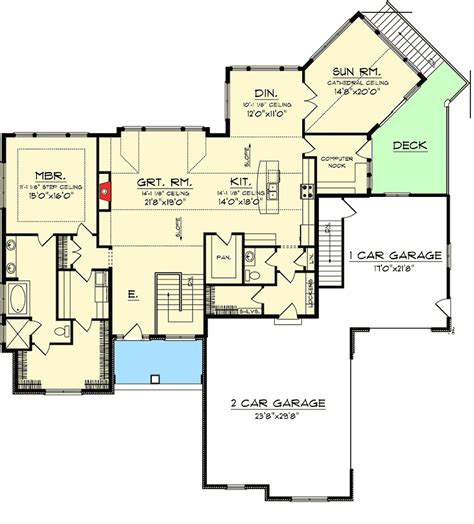 2000 Sqft Ranch Style House Plans With Walkout Basement