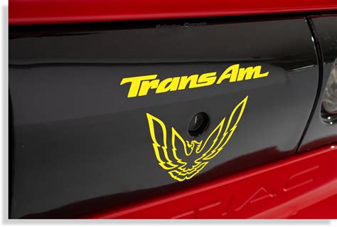 2000 Trans Am Decals
