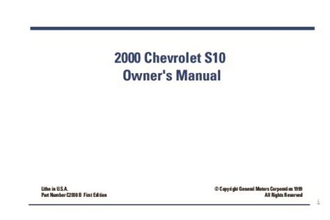 2000 chevy s10 4x4 owner manual case. - Carrier system design manual part 1 load estimating.