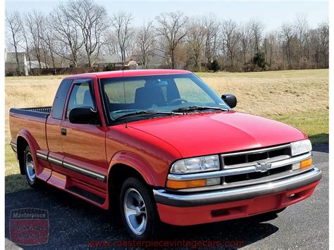 2000 chevy s10 for sale. Mileage: 82,826 miles MPG: 15 city / 20 hwy Color: Blue Body Style: Pickup Engine: 6 Cyl 4.3 L Transmission: Automatic. Description: Used 2002 Chevrolet S-10 Base with Rear-Wheel Drive, Bench Seat, Preferred Equipment Package, Steel Wheels, Compact Spare Tire, and 15 Inch Wheels. 