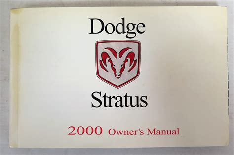 2000 dodge stratus owners manual online. - Fox ii go kart parts manual.