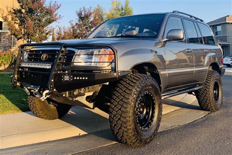 ICON. 1998-07 Land Cruiser 100 Series 0-3" Stage 2 VS Performance Reservoir shocks. $2,059.90. K53082. More Info. Enhance your 1998 - 2007 Toyota 100 Series Landcruiser's off-road abilities with a suspension lift kit! We offer suspension upgrades to improve your ride.. 