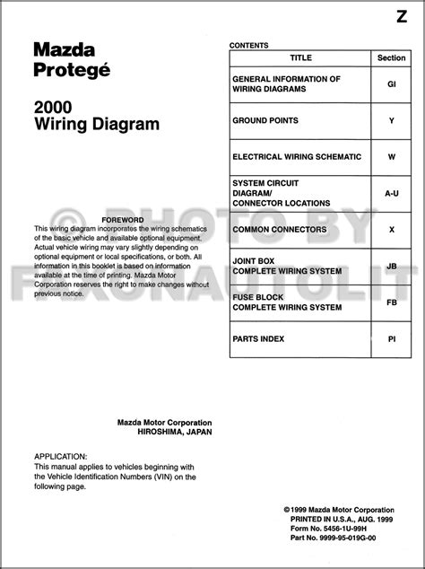 2000 mazda protege wiring diagram manual original. - Gas well deliquification gulf drilling guides.