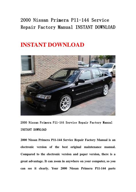 2000 nissan primera p11 144 service reparatur fabrik handbuch instant. - Guide to industries series livestock and meatpacking.