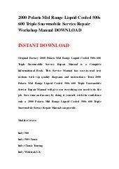 2000 polaris mid range liquid cooled 500s 600 triple snowmobile service repair workshop manual. - Activity based statistics student guide 2nd edition.