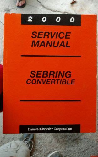 2000 sebring convertible service and repair manual. - Manual de felicidad de oxford por ilona boniwell.