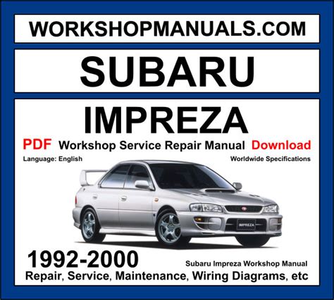 2000 Subaru Impreza Service