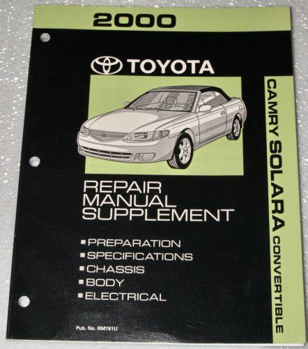 2000 toyota camry repair manual sxv20 mcv20 series volume 2 engine chassis body electrical. - Downloading silva life system training manual.
