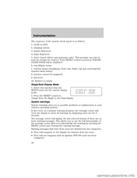 2000 Windstar User Guide Manual