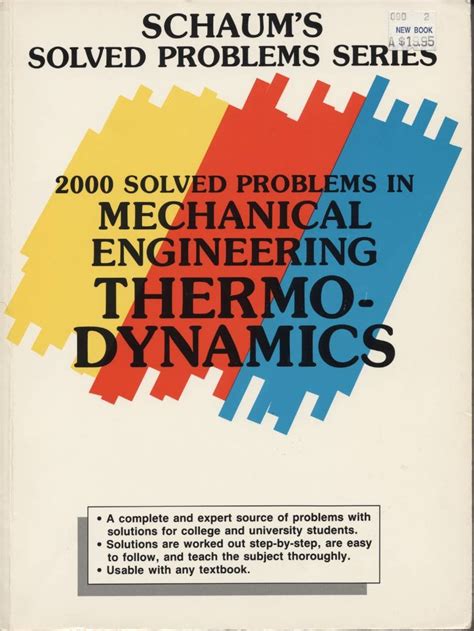 Read 2000 Solved Problems In Mechanical Engineering Thermodynamics Schaums Solved Problems Series By Pe Liley