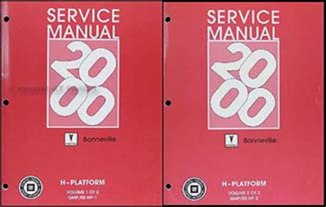 Full Download 2000 Pontiac Bonneville Repair Manual 