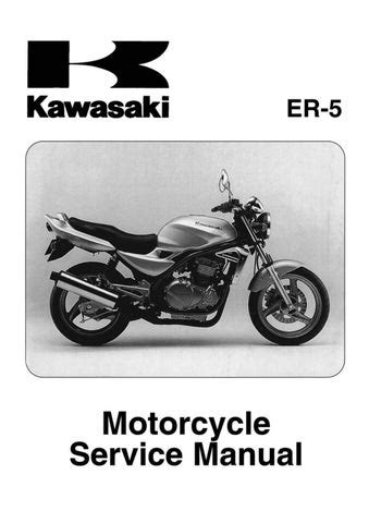 2001 2002 2003 2004 2005 kawasaki er 5 er500 c1 c2 c3 c4 c5 models service manual. - Kawasaki zx 6r full service repair manual 1998 1999.