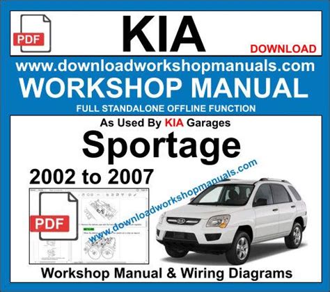 2001 2002 kia sportage parts catalog service repair shop manual factory oem. - Briggs and stratton 550 series engine manual.
