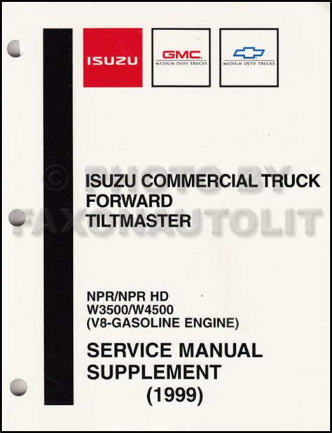 2001 2003 npr w3500 w4500 gas repair shop manual supplement. - Manuale di soluzioni per processi di separazione multistadio.