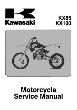 2001 2007 kawasaki kx 85 100 manuale di riparazione. - 1994 trans am formula model manual.
