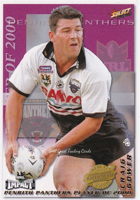 2001 NRL Impact - Gold Coast Trading Cards