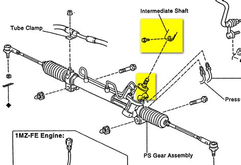 2001 Toyota Highlander 3.0L 2WD Rack and Pinion …