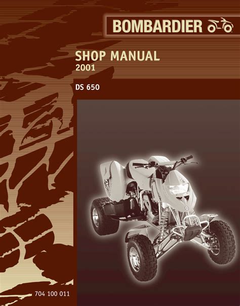 2001 bombardier ds650 atv repair manual. - Quick start up guide revolutionary car detailing.