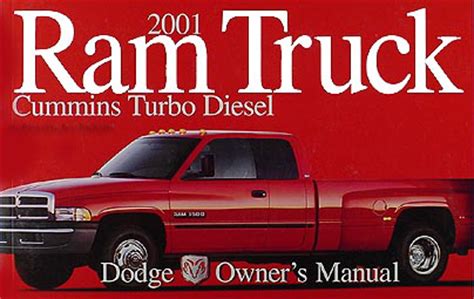 2001 dodge ram cummins diesel owners manual. - Negozio manuale del trattore ford 7840.