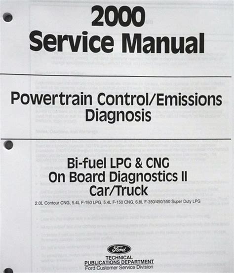 2001 ford f 150 550 bi fuel engineemissions diagnosis manual cng lpg. - Engineering vibrations solution manual 4th edition.