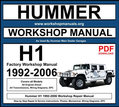 2001 hummer h1 workshop service repair manual. - Estos son mis testigos y mi testimonio.