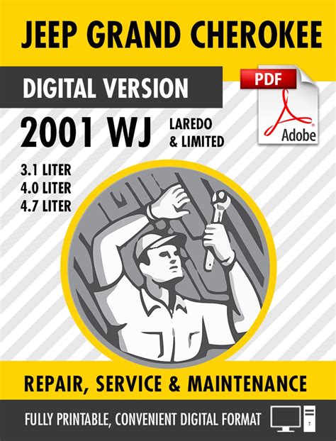 2001 jeep grand cherokee wj factory service repair manual. - Engineering graphics text work solutions manual.