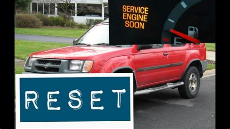 2001 nissan xterra service engine soon light reset. .  How to reset Service Engine soon Light...