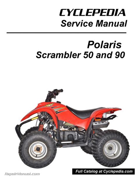 2001 polaris scrambler 50 scrambler 90 sportman 90 service repair manual instant. - 1998 acura cl spark plug tube seal set manual.