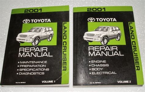 2001 toyota land cruiser repair manuals uzj100 series 2 volume complete set. - Genetic analysis an integrated approach solutions manual 2.
