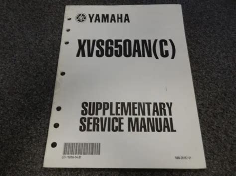 2001 yamaha xvs650an c ergänzende service shop handbuch fabrik oem buch 01. - Commercial real estate law practice manual by james p mcandrews.