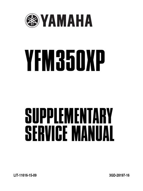 2001 yamaha yfm350xp warrior service manual. - Manuale fuoribordo mercury 4 tempi 50 cv.