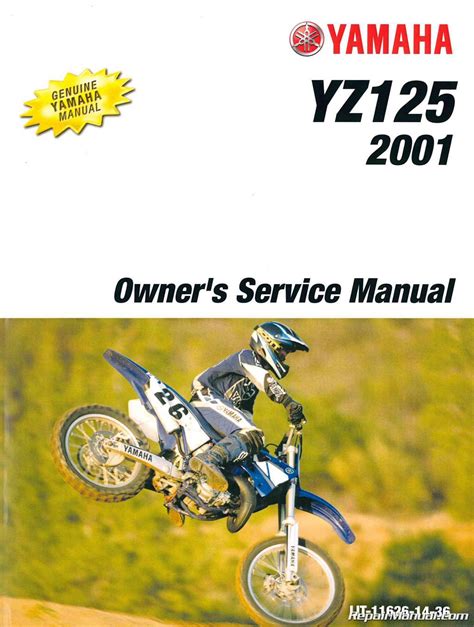 2001 yamaha yz 125 owners manual download. - Un mois en afrique (large print edition).