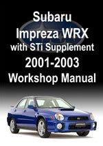 Download 2001 2002 Subaru Impreza Wrx Impreza Wrx Sti Workshop Repair Service Manual Best 