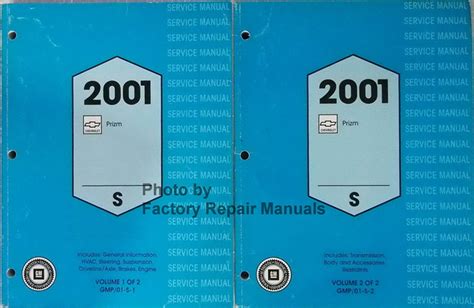 Read 2001 Chevy Prizm Service Manual 