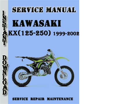 Read Online 2001 Kawasaki Kx 125 Service Manual File Type Pdf 