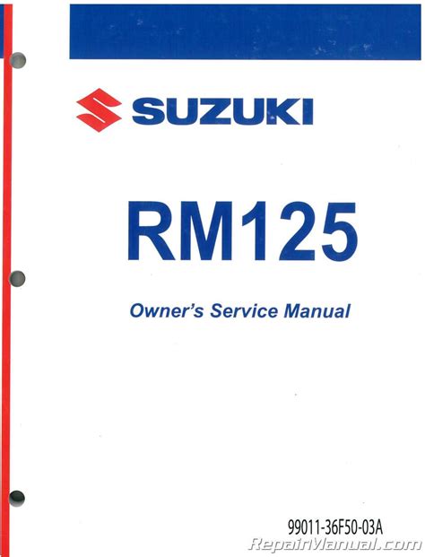 Full Download 2001 Suzuki Rm125 Repair Manual 