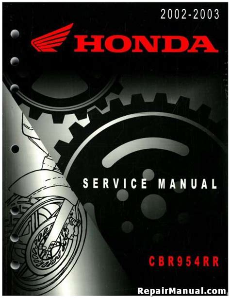 2002 2003 honda cbr954rr service manual 2002 2003. - Mccormick deering w 30 instruction manual.