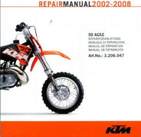 2002 2008 ktm 50 ac lc 2 stroke motorcycle repair manual. - Suzuki ozark service manual repair 2002 2013 lt f250.