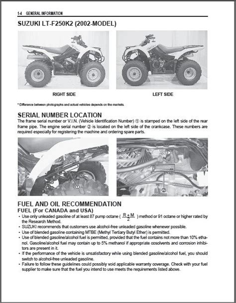 2002 2014 suzuki lt f250 ozark 2wd service manual repair manuals and owner s manual ultimate set download. - Kia hyundai a5hf1 automatik getriebe überholung manuell.