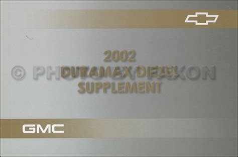 2002 chevrolet duramax diesel supplement only owners manual. - Die weisheit hat sich ihr haus gebaut (spr 9,1).