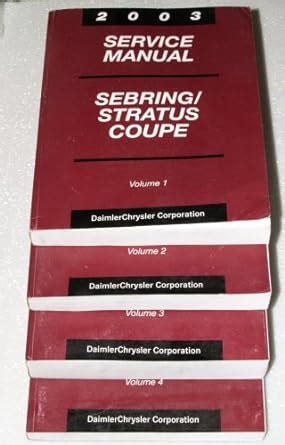 2002 chrysler sebring coupe dodge stratus coupe service manuals 3 volume complete set. - Cocoa programming a quick start guide for developers 1st first edition text only.