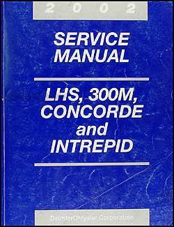 2002 concorde intrepid lhs 300m repair shop manual original. - 2010 honda insight owners manual original.