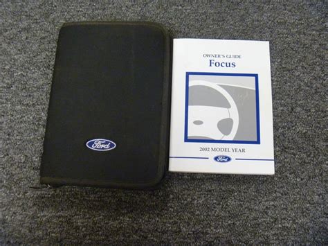 2002 ford focus zx5 owners manual. - Manual de usuario de buick century 2002.