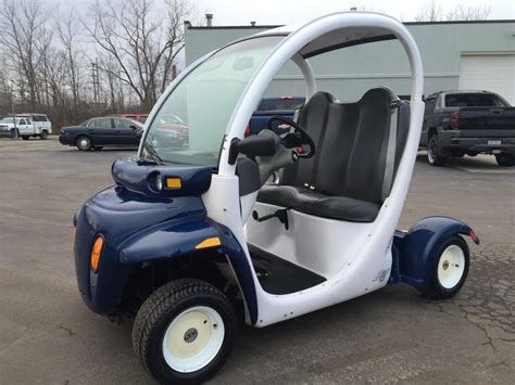 5. 2002 GEM E825 “Moon Cart” Electric Car. Type: Electric. Seat capacity: 2 seater. Location: Ventura, California, United States. Price tag: $3,500. You may want to check out my article on Used Golf Carts for Sale by Owner.. 